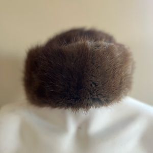 Vintage Fur Pillbox Hat